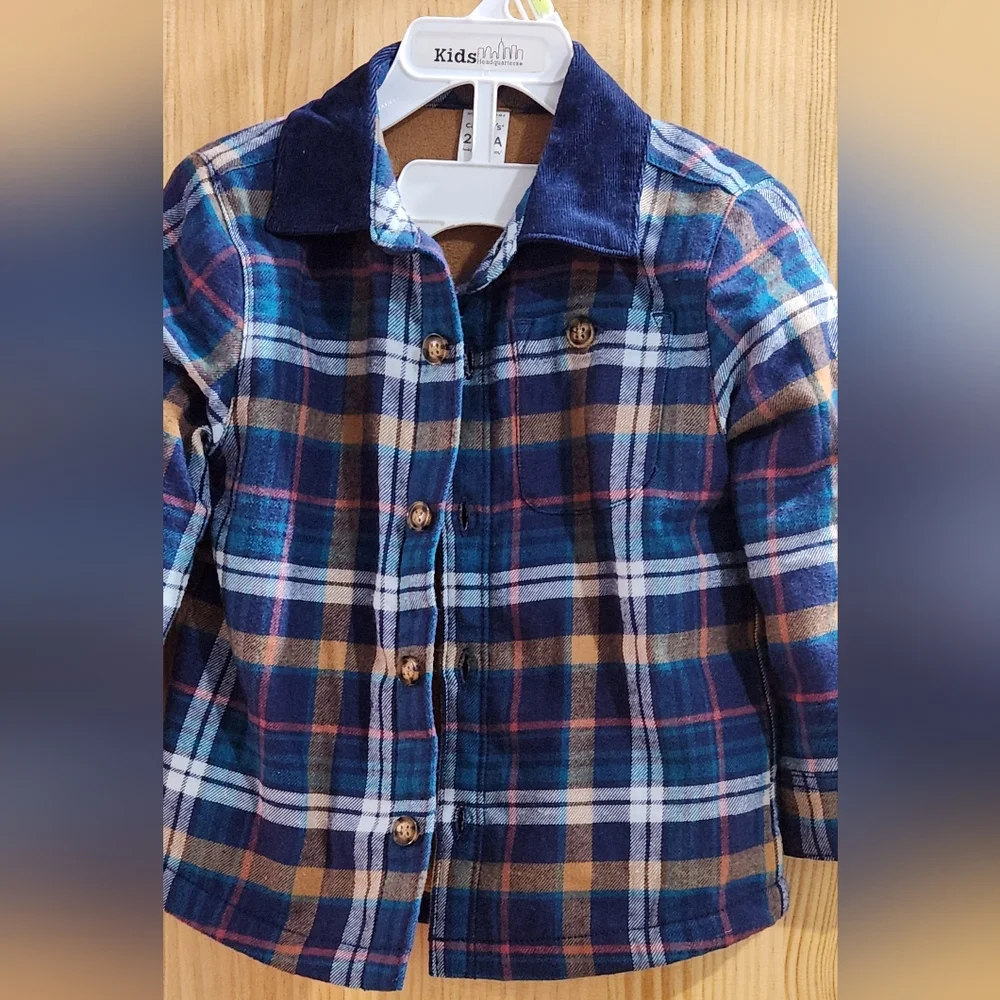 Carter's Toddler Plaid Shacket